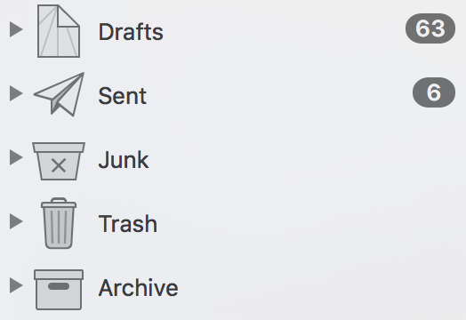 Image of Mail.app sidebar icons.